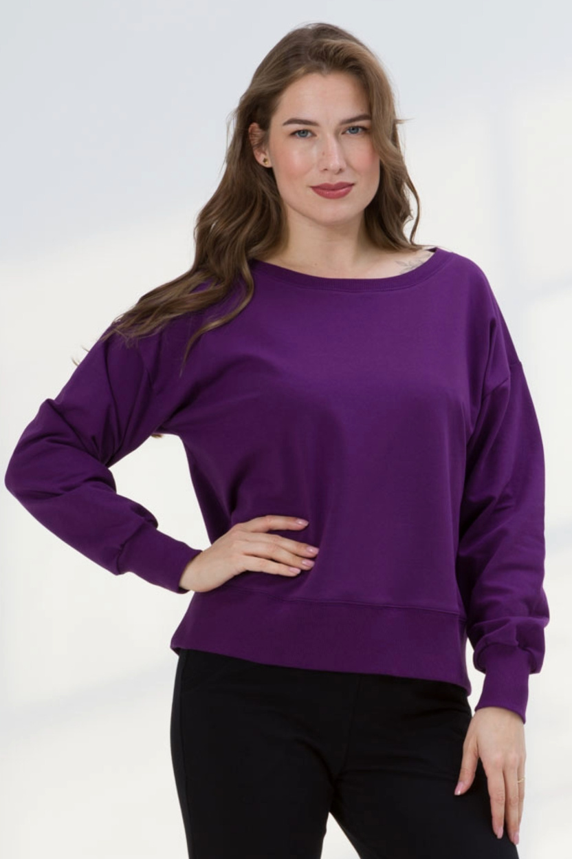 Bluza COMFY śliwka -20%