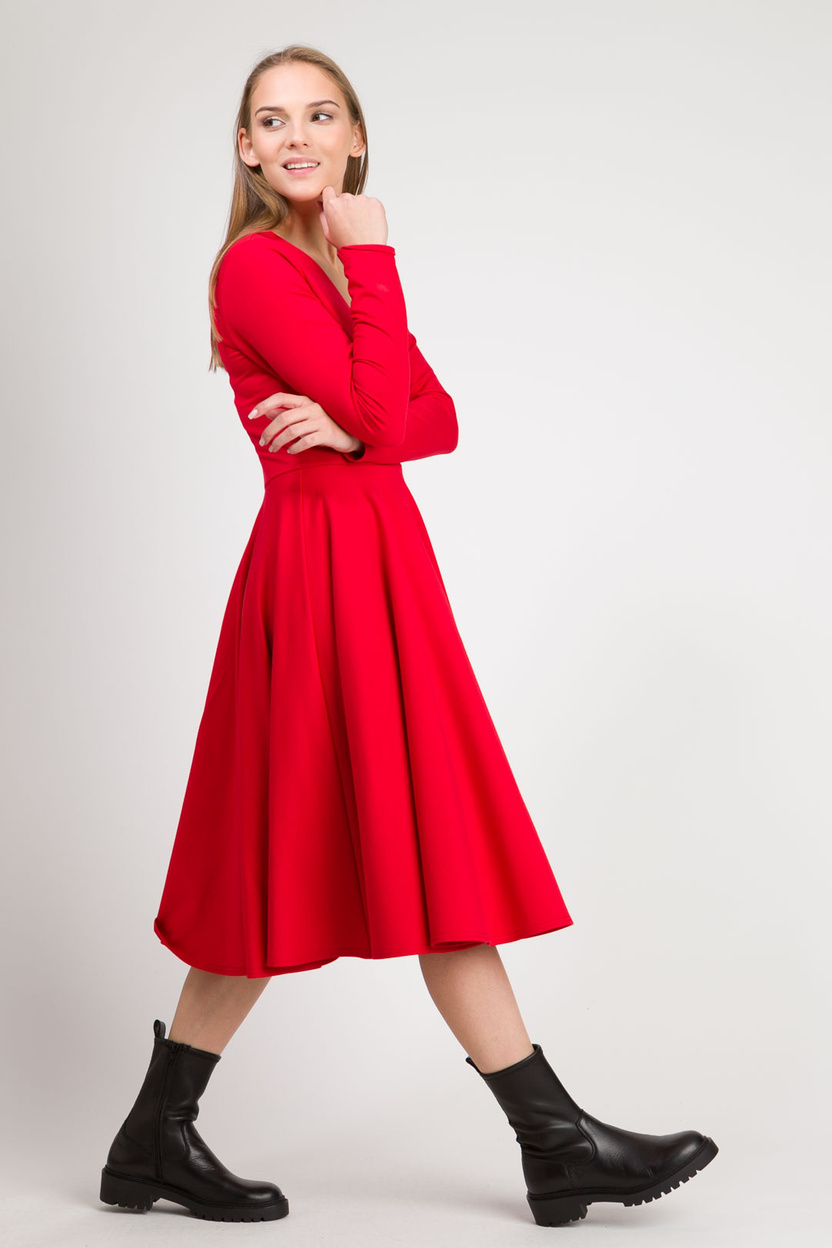 Sukienka PARIS MIDI red -40%