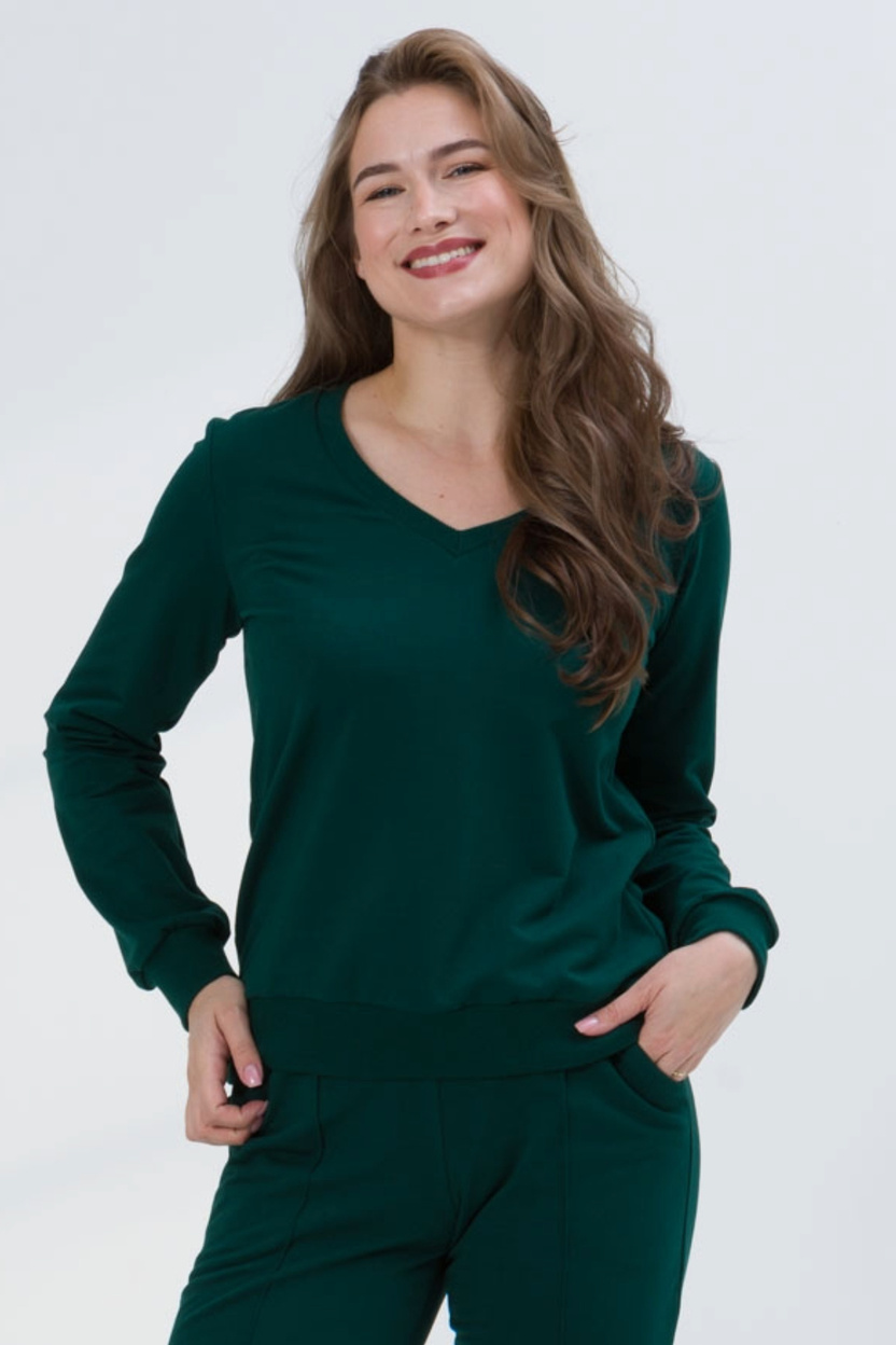 Bluza FORLI zieleń butelkowa -20%