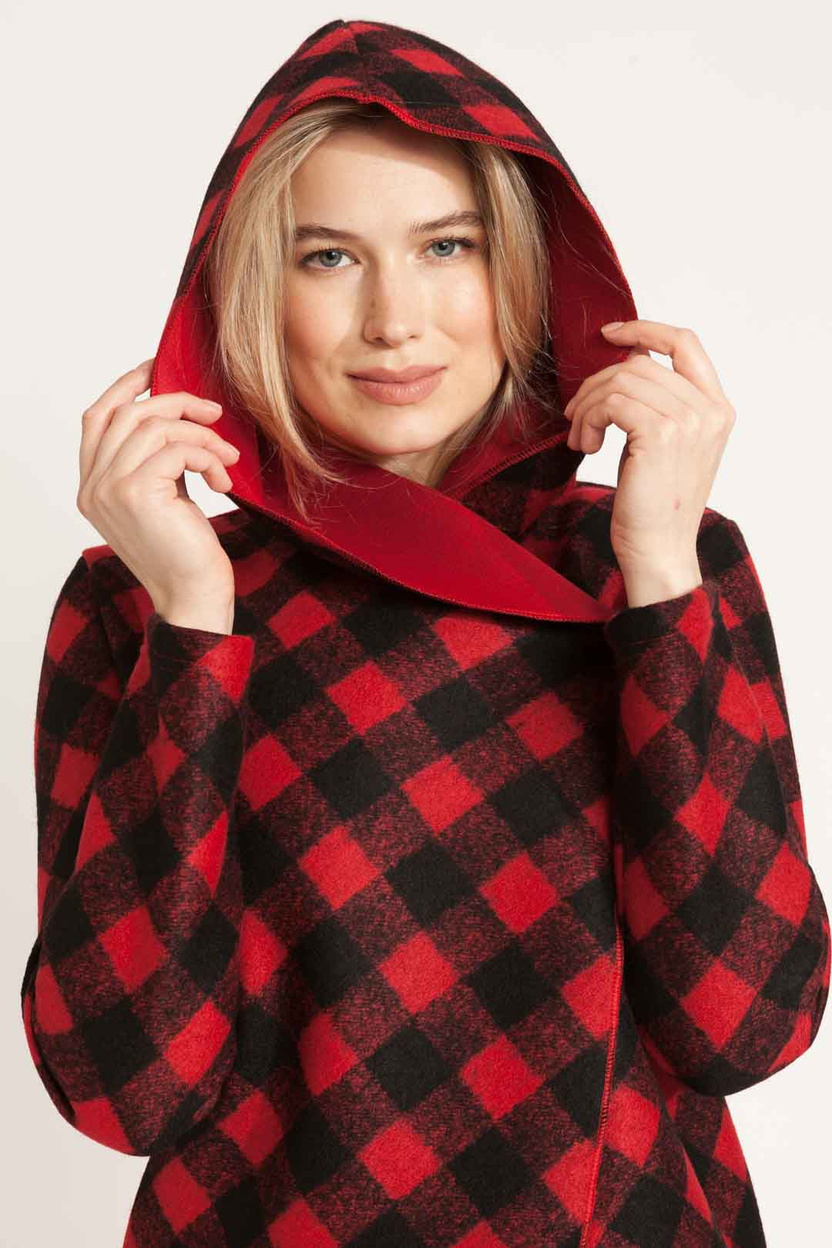 Kardigan PARANA WOOL red-black