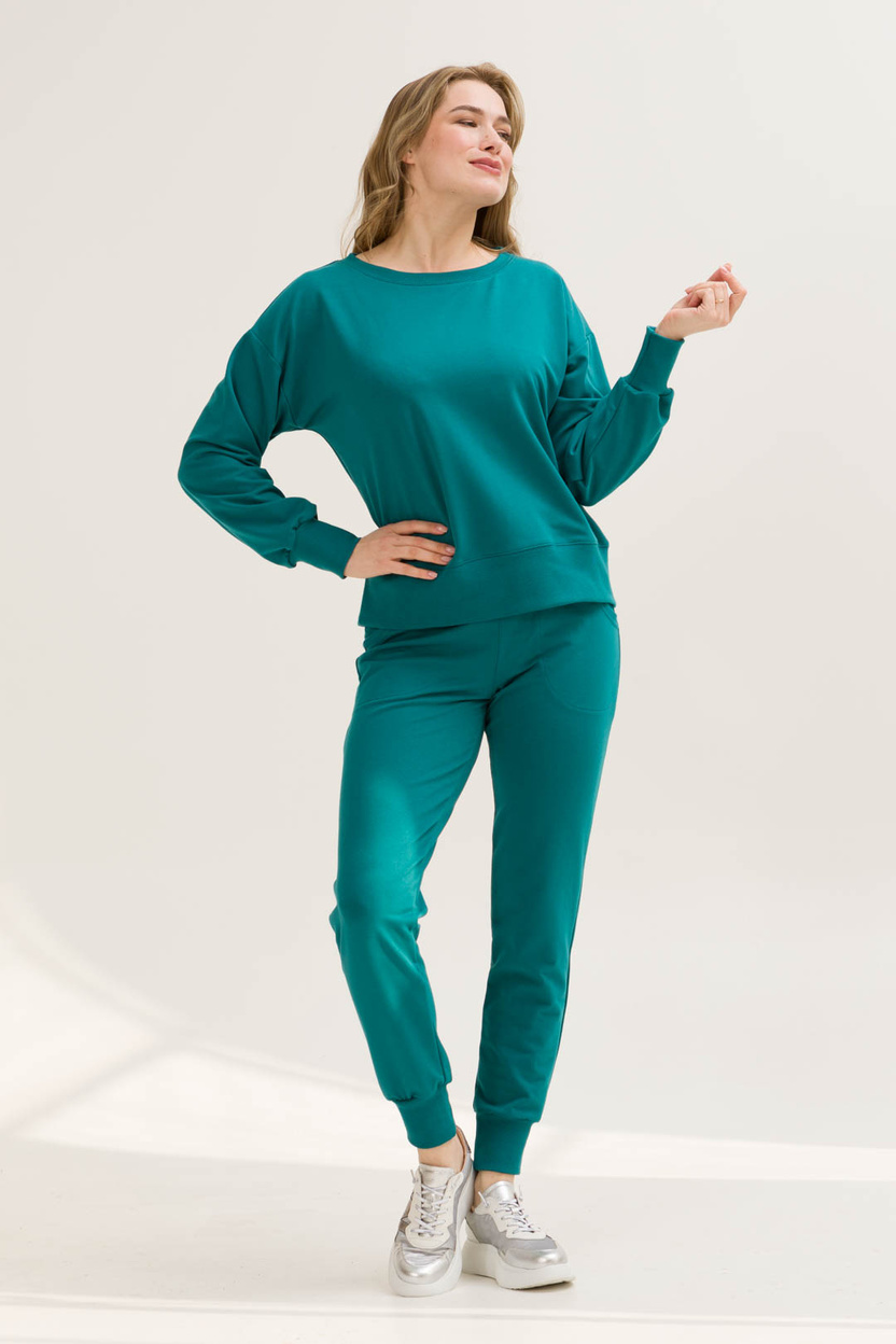 Bluza COMFY ciemny turkus