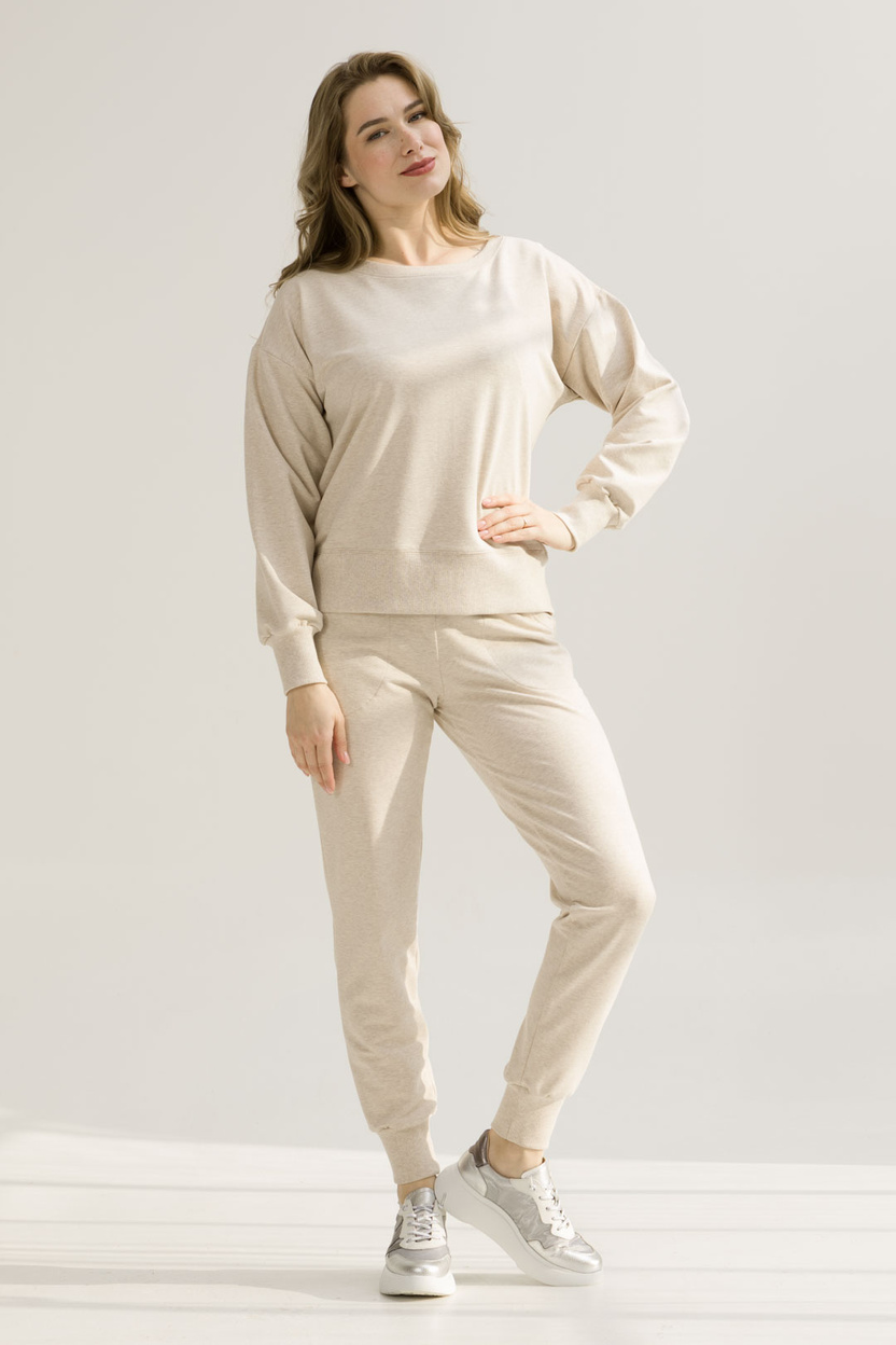 Bluza COMFY beżowy melanż