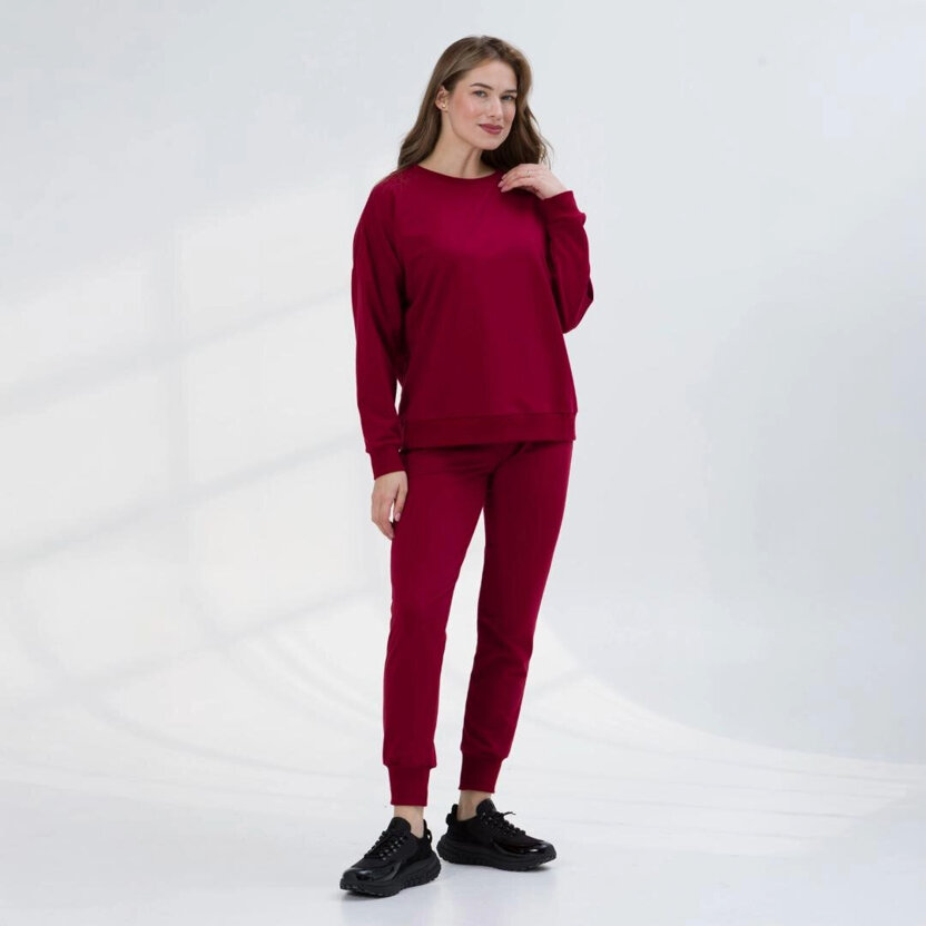 Bluza RELAX bordo