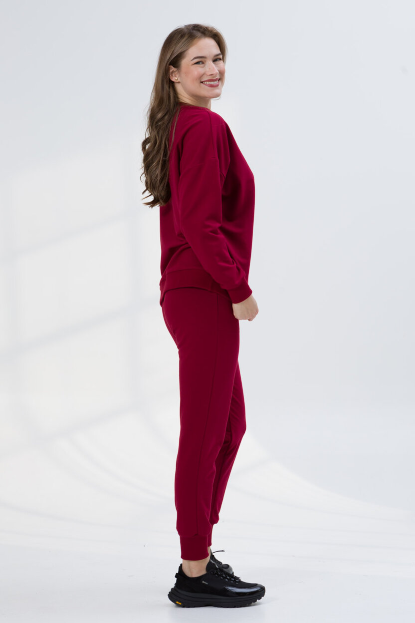 Bluza RELAX bordo